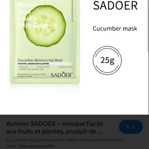 Mascarilla Velo Facial's photo #1